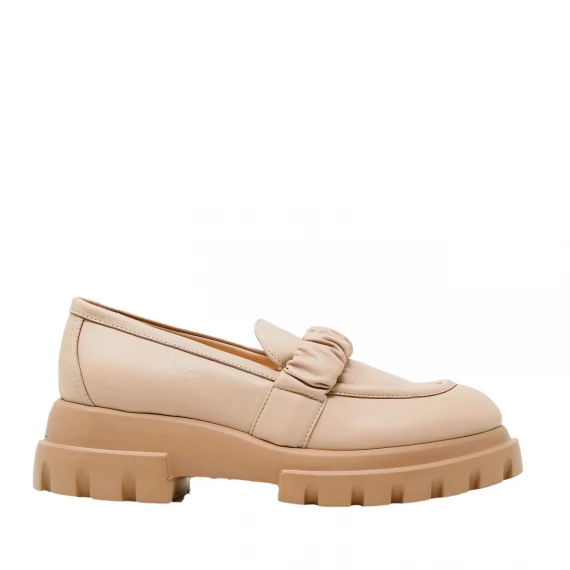 mocassino pelle nude