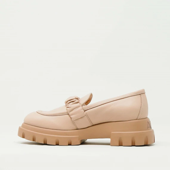 mocassino pelle nude