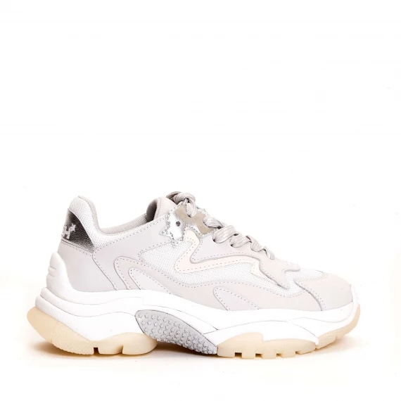 sneakers Addict bianca e argento
