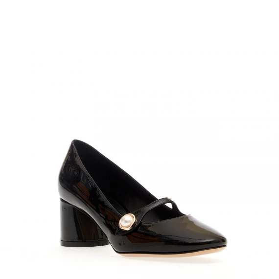 mary jane vernice nera tacco 50 mm