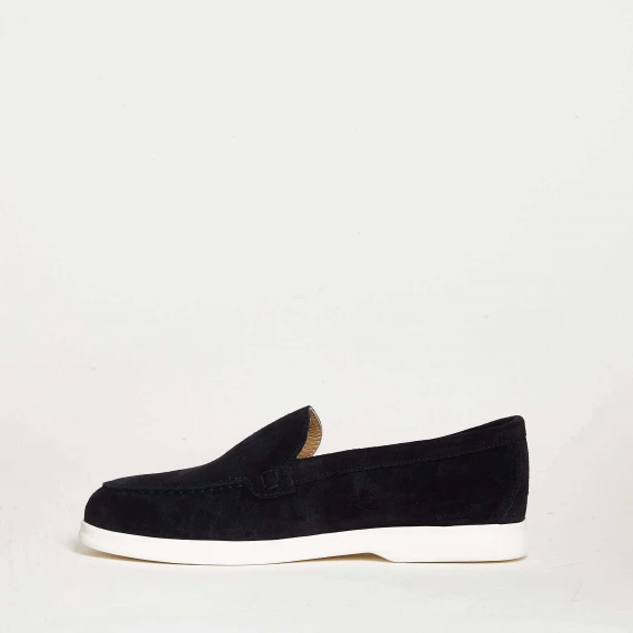 slip on in camoscio blu