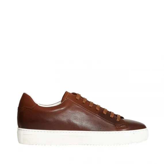 sneakers in pelle cuoio