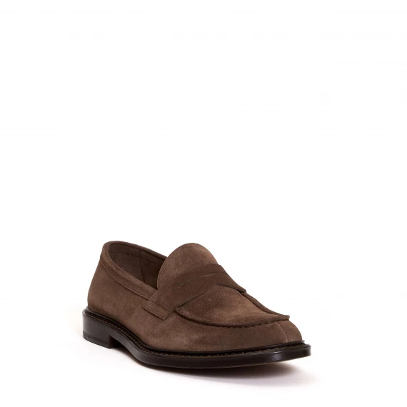 mocassino camoscio beige
