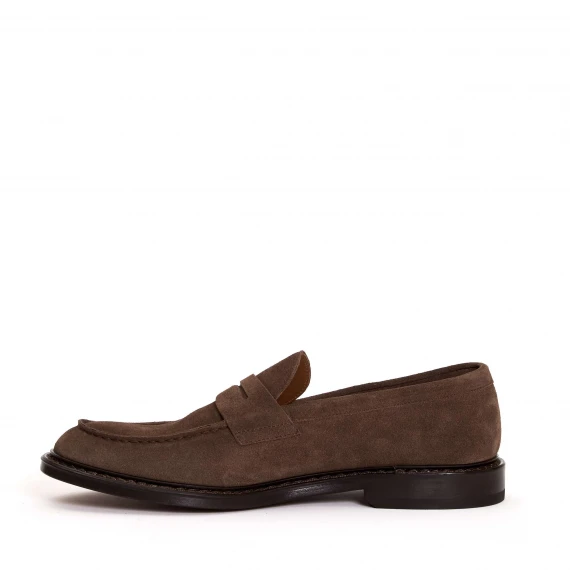 mocassino camoscio beige