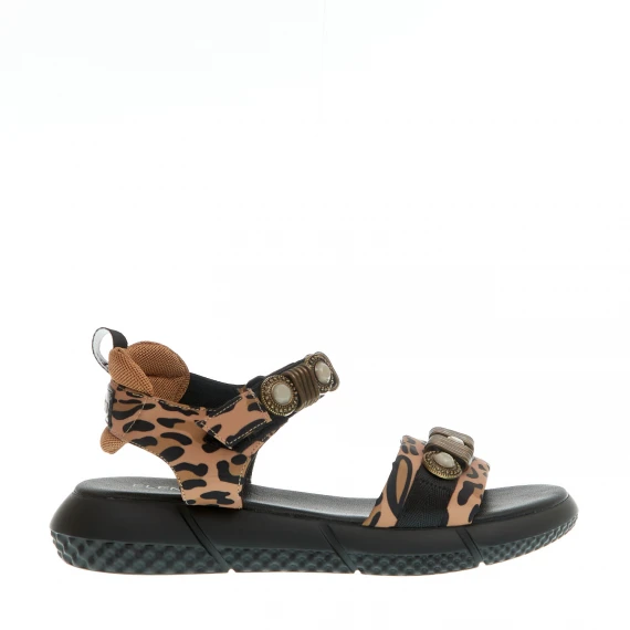 sandalo sportivo anatomico leopardo