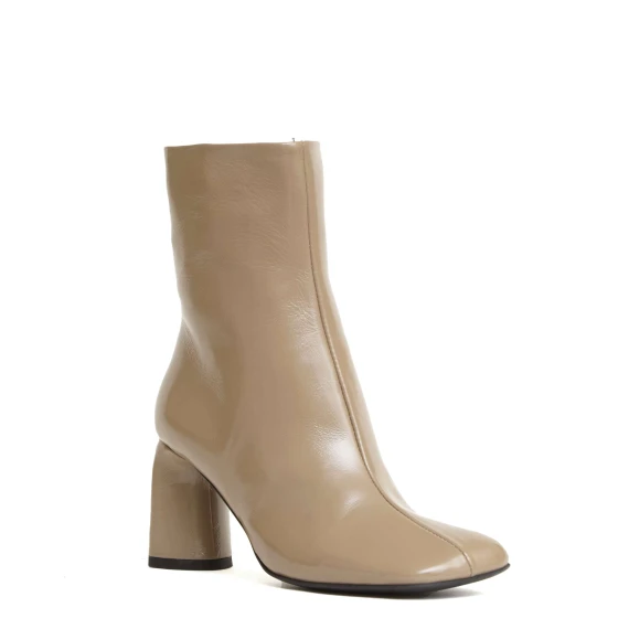 stivaletto glaze tortora tacco 80 mm