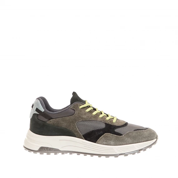 sneakers Hyperlight in camoscio verde
