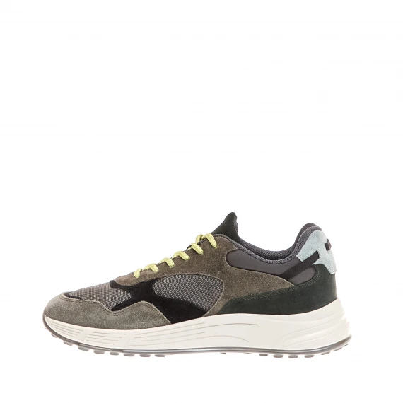 sneakers Hyperlight in camoscio verde