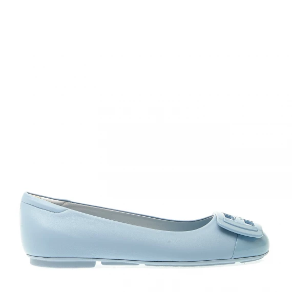 ballerina pelle azzurra