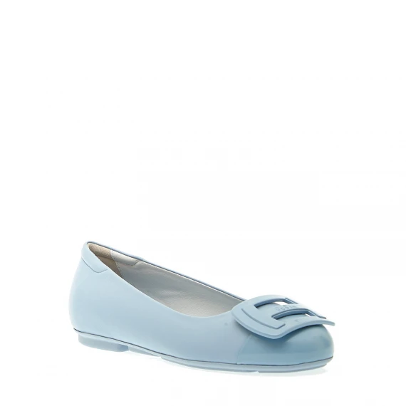 ballerina pelle azzurra