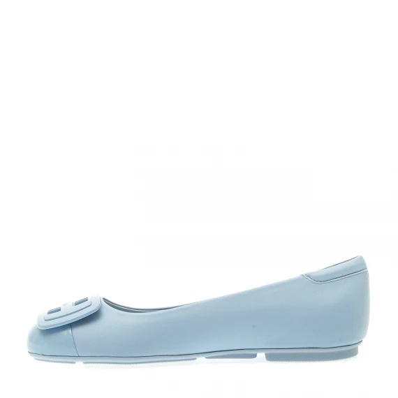 ballerina pelle azzurra