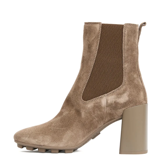 chelsea boot camoscio tortora t85