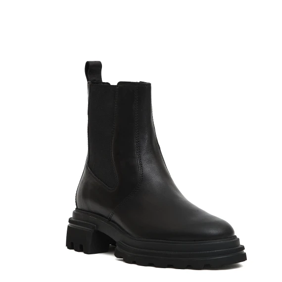 chelsea pelle nero fondo carroarmato