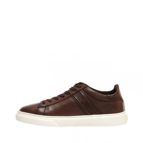 sneakers Casssetta in pelle cuoio