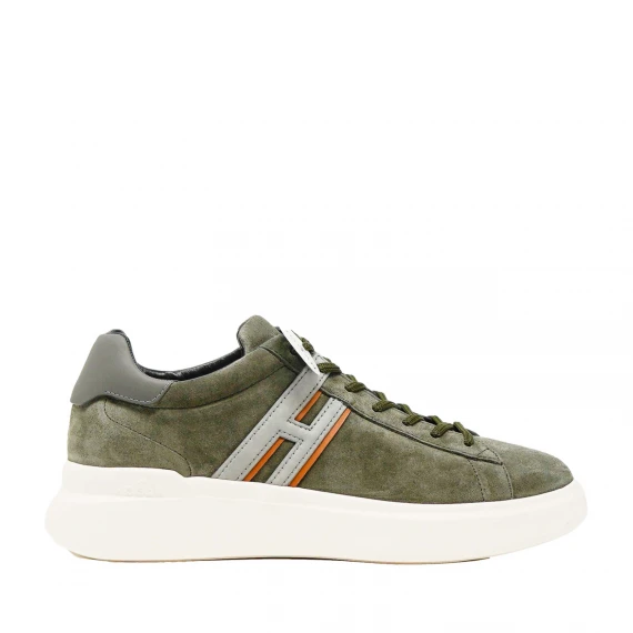sneakers H580 Rebel in camoscio foresta