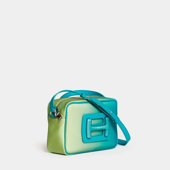 camera bag degradè verde