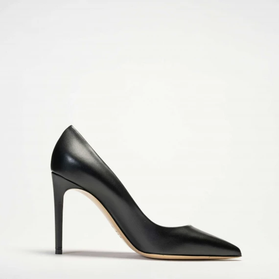 pump in pelle nero tacco90
