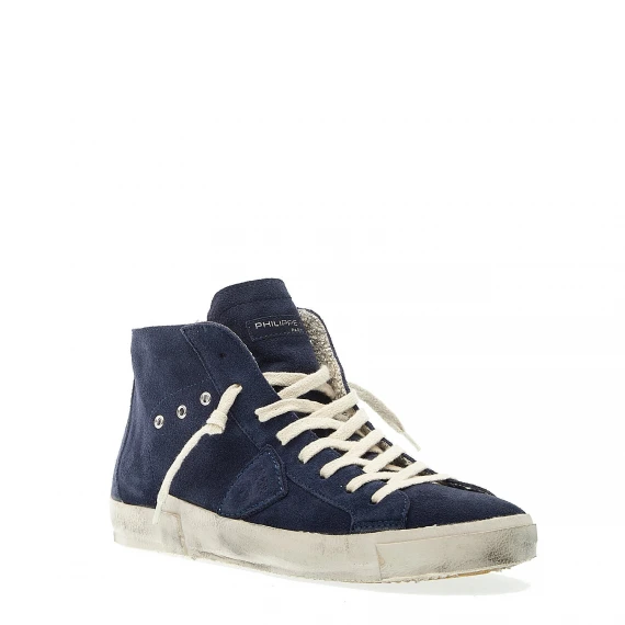 Paris High camoscio blu