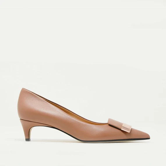 decolte tacco 3 cm pelle Phard