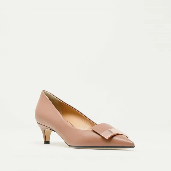 decolte tacco 3 cm pelle Phard