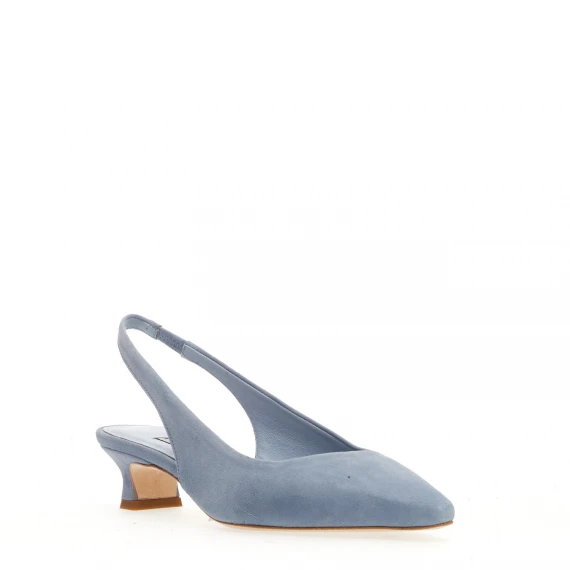 slingback camoscio jeans
