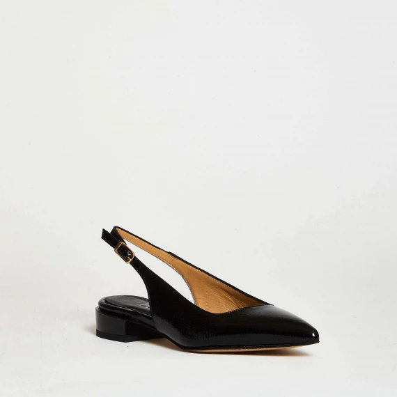 slingback in naplak nero