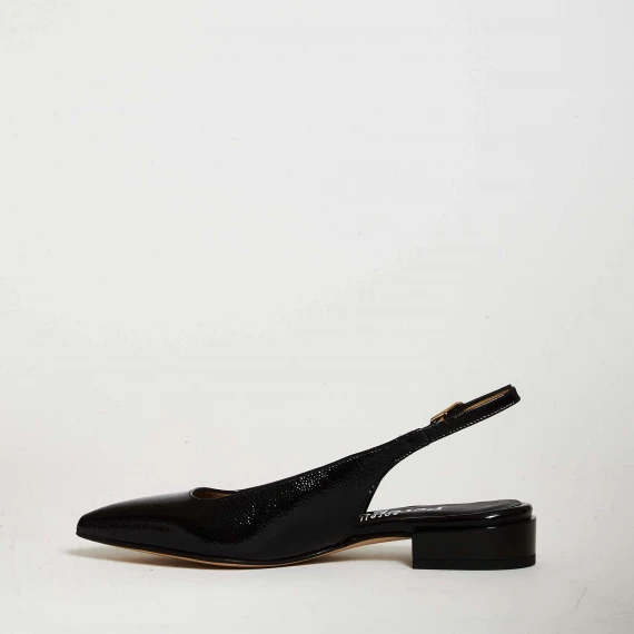 slingback in naplak nero
