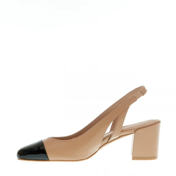 slingback beige e nera