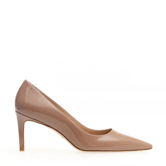 pump vernice nude tacco 75 mm