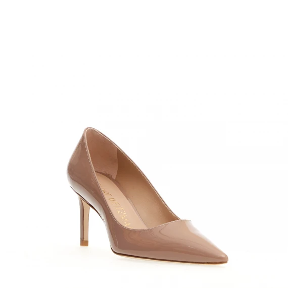 pump vernice nude tacco 75 mm