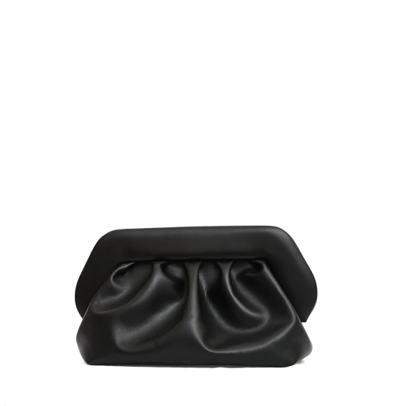 clutch vegan leather nera