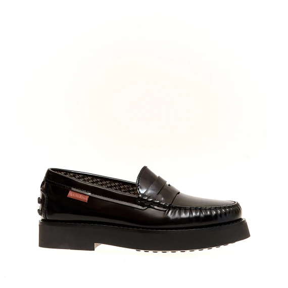 mocassino extralight spazzolato nero