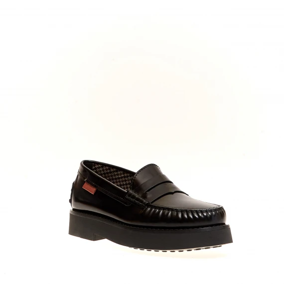 mocassino extralight spazzolato nero
