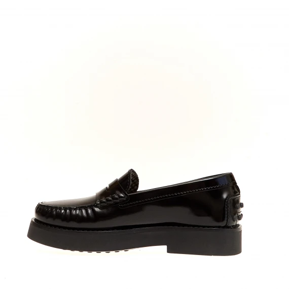 mocassino extralight spazzolato nero