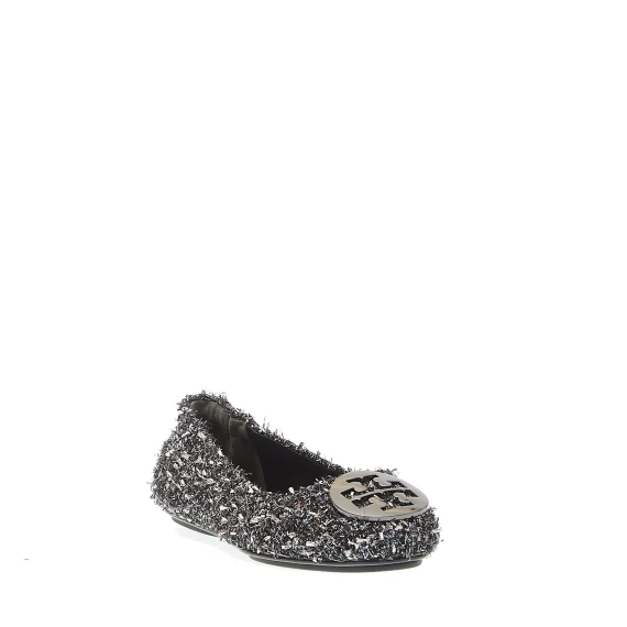 balerina minnie bouclette argento e nera