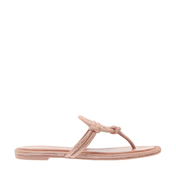 infradito Miller rosa con strass
