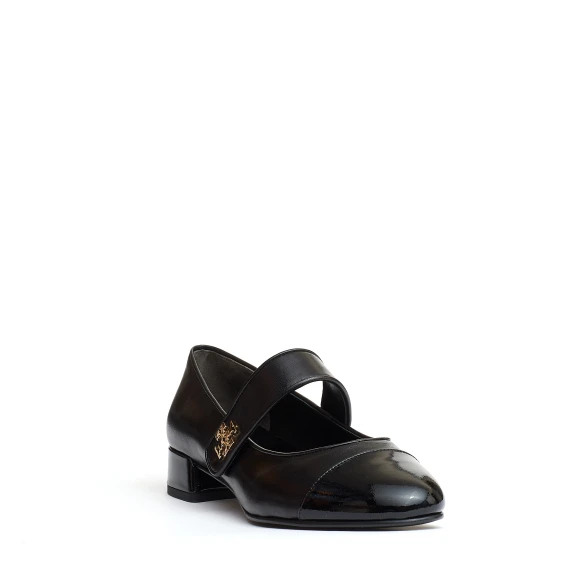 mary jane nera con tacco 5 cm